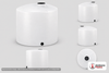 Chem-Tainer 110 Gallon HD Vertical Storage Tank