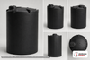 Snyder Industries 550 Gallon ASTM XLPE Black Heavy Duty Vertical Storage Tank