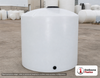 Chem-Tainer 1000 Gallon Vertical Storage Tank. Polyethylene; Natural White; 88" H x 64" W x 64" L; fittings: 1 Outlet, 1