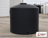 Chem-Tainer 650 Gallon Vertical Storage Tank. Polyethylene; Black; dimensions 70.0in H x 56.0in W x 56.0in L; 110.0 lb empty; 1.5 specific gravity rating; fittings: 1 Outlet , 1 Manway / Lid; max temp 120 deg  F / 48 deg  C; 3 Year Warranty. Manufacturer part number TC5670IC-BLACK. Sold by OneSource Plastics (https://www.onesourceplastics.com).