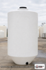 Chem-Tainer 2000 Gallon Vertical Storage Tank. Polyethylene; Natural White; 160" H x 64" W x 64" L; fittings: 1 Outlet, 1