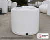 Chem-Tainer 1500 Gallon Vertical Storage Tank. Polyethylene; Natural White; dimensions 127.0in H x 64.0in W x 64.0in L; 325.0 lb empty; 1.5 specific gravity rating; fittings: 1 Outlet , 1 Manway / Lid; max temp 120 deg  F / 48 deg  C; 3 Year Warranty. Manufacturer part number TC1500IC-NAT. Sold by OneSource Plastics (https://www.onesourceplastics.com).