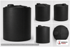 Snyder Industries 10500 Gallon ASTM XLPE Black Vertical Storage Tank