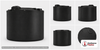 Snyder Industries 5500 Gallon ASTM XLPE Black Vertical Storage Tank