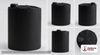 Snyder Industries 4500 Gallon ASTM XLPE Black Vertical Storage Tank