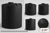 Snyder Industries 3000 Gallon ASTM XLPE Black Heavy Duty Vertical Storage Tank