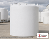 Snyder Industries 4500 Gallon ASTM XLPE Heavy Duty Vertical Storage Tank. Crosslinked Linear Polyethylene; Natural White; dimensions 142.0in H x 102.0in W x 102.0in L; 1300.0 lb empty; 1.9 specific gravity rating; fittings: 1 Manway / Lid; max temp 140 deg  F / 60 deg  C; 3 Year Warranty. Manufacturer part number 7420000N42. Sold by OneSource Plastics (https://www.onesourceplastics.com).