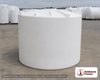 Snyder Industries 2500 Gallon ASTM XLPE Vertical Storage Tank. Crosslinked Linear Polyethylene; Natural White; dimensions 107.0in H x 90.0in W x 90.0in L; 450.0 lb empty; 1.5 specific gravity rating; fittings: 1 Manway / Lid; max temp 140 deg  F / 60 deg  C; 3 Year Warranty. Manufacturer part number 5090000N40. Sold by OneSource Plastics (https://www.onesourceplastics.com).