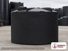 Snyder Industries 2000 Gallon ASTM Black Heavy Duty Vertical Storage Tank. Polyethylene; Black; dimensions 88.0in H x 90.0in W x 90.0in L; 400.0 lb empty; 1.9 specific gravity rating; fittings: 1 Manway / Lid; max temp 120 deg  F / 48 deg  C; 3 Year Warranty. Manufacturer part number 5050000N51. Sold by OneSource Plastics (https://www.onesourceplastics.com).