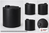 Snyder Industries 1500 Gallon ASTM Black Heavy Duty Vertical Storage Tank