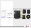Dimensional spec drawing for Snyder 12500 Gallon Double Wall Tank (142" L x 142" W x 274" H)