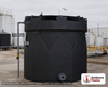 Snyder Industries 8700 Gallon ASTM XLPE Black Double Wall Tank. Crosslinked Linear Polyethylene; Black; dimensions 197.0in H x 142.0in W x 142.0in L; 5800.0 lb empty; 1.9 specific gravity rating; fittings: 1 Manway / Lid; max temp 140 deg  F / 60 deg  C; 3 Year Warranty. Manufacturer part number 1006400n48. Manufactured by Snyder. Sold by OneSource Plastics (https://www.onesourceplastics.com).
