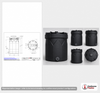 Snyder Industries 6500 Gallon ASTM XLPE Black Double Wall Tank