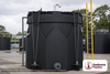 Snyder Industries 5000 Gallon ASTM XLPE Black Double Wall Tank. Crosslinked Linear Polyethylene; Black; dimensions 216.0in H x 102.0in W x 102.0in L; 3600.0 lb empty; 1.5 specific gravity rating; fittings: 1 Manway / Lid; max temp 140 deg  F / 60 deg  C; 3 Year Warranty. Manufacturer part number 5630000n46. Manufactured by Snyder. Sold by OneSource Plastics (https://www.onesourceplastics.com).