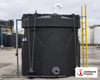 Snyder Industries 4500 Gallon ASTM Black Double Wall Tank. High Density Linear Polyethylene; Black; dimensions 197.0in H x 102.0in W x 102.0in L; 3800.0 lb empty; 1.9 specific gravity rating; fittings: 1 Manway / Lid; max temp 120 deg  F / 48 deg  C; 3 Year Warranty. Manufacturer part number 5620000n51. Sold by OneSource Plastics (https://www.onesourceplastics.com).