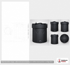 Snyder Industries 4500 Gallon ASTM XLPE Black Double Wall Tank