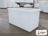 Chem-Tainer 50 Gallon Polypropylene Open Top Batch Storage Tank. 50.0 gallon capacity; Polypropylene; dimensions 18.0in H x 36.0in W x 18.0in L; 25.0 lb empty. Manufacturer part number R183618B. Sold by OneSource Plastics (https://www.onesourceplastics.com).