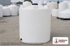 Snyder Industries 70 Gallon Heavy Duty Vertical Storage Tank. Polyethylene; Natural White; dimensions 41.0in H x 23.0in W x 23.0in L; 30.0 lb empty; 1.9 specific gravity rating; fittings: 1 Outlet , 1 Manway / Lid; max temp 120 deg  F / 48 deg  C; 3 Year Warranty. Manufacturer part number 1009000C26. Sold by OneSource Plastics (https://www.onesourceplastics.com).