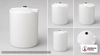 Dimensional spec drawing for Snyder 130 Gallon Vertical Storage Tank (29" L x 29" W x 51" H)