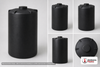 Snyder Industries 300 Gallon Black Heavy Duty Vertical Storage Tank