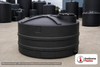 Snyder Industries 1200 Gallon Heavy Duty Vertical Storage Tank. Polyethylene; Black; dimensions 56.5in H x 86.0in W x 86.0in L; 426.0 lb empty; 1.9 specific gravity rating; fittings: 1 Outlet , 1 Manway / Lid; max temp 120 deg  F / 48 deg  C. Manufacturer part number 32064-BLACK. Sold by OneSource Plastics (https://www.onesourceplastics.com).