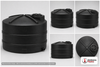 Dimensional spec drawing for Snyder 1200 Gallon Vertical Storage Tank (86" L x 86" W x 56.5" H)