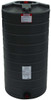 Enduraplas 150 Gallon Black Vertical Water Storage Tank