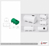 Enduraplas 800 Gallon White Horizontal Leg Tank