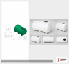 Enduraplas 1100 Gallon White Horizontal Leg Tank