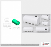 Enduraplas 1900 Gallon White Horizontal Leg Tank