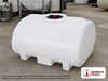 Enduraplas 150 Gallon White Horizontal Leg Tank. Polyethylene; Natural White; dimensions 28.0in H x 41.0in W x 46.0in L; 70.0 lb empty; 1.9 specific gravity rating; fittings: 1 Outlet , 1 Manway / Lid; 10 Year Warranty with Activation. Manufacturer part number THF00150W. Sold by OneSource Plastics (https://www.onesourceplastics.com).
