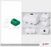 Enduraplas 150 Gallon White Horizontal Leg Tank