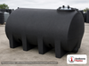 Enduraplas 2500 Gallon Black Horizontal Leg Tank. Polyethylene; Black; dimensions 75.0in H x 87.0in W x 130.0in L; 1045.0 lb empty; 1.9 specific gravity rating; fittings: 1 Outlet , 1 Manway / Lid; 10 Year Warranty with Activation. Manufacturer part number THF02500B. Sold by OneSource Plastics (https://www.onesourceplastics.com).
