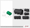 Enduraplas 1200 Gallon Black Horizontal Leg Tank