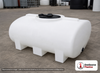 Enduraplas 200 Gallon White Horizontal Leg Tank. Polyethylene; Natural White; 27" H x 47" W x 55" L; fittings: 1 Outlet, 1