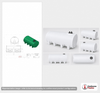 Enduraplas 1600 Gallon White Horizontal Leg Tank