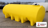 Enduraplas 3500 Gallon Yellow Horizontal Leg Tank. Polyethylene; Yellow; 70" H x 95" W x 179" L; fittings: 1 Outlet, 1
