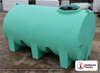 Enduraplas 1200 Gallon Green Horizontal Leg Tank. Polyethylene; Green; 59" H x 70" W x 102" L; fittings: 1 Outlet, 1 Manway