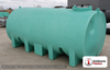 Enduraplas 4500 Gallon Green Horizontal Leg Tank. Polyethylene; Green; 84" H x 95" W x 179" L; fittings: 1 Outlet, 1 Manway