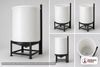 Chem-Tainer 350 Gallon 20 Degree Plastic Vertical Open Top Cone Bottom Tank