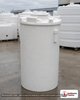 Snyder Industries 250 Gallon Sulfuric Acid Vertical Storage Tank. Polyethylene; Natural White; 83" H x 34" W x 34" L