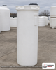 Snyder Industries 250 Gallon Sodium Hypochlorite (UV) Vertical Storage Tank. HDLPE #880059; Natural White; dimensions 83.0in H x 34.0in W x 34.0in L; 75.0 lb empty; 1.9 specific gravity rating; fittings: 1 Manway / Lid; max temp 120 deg  F / 48 deg  C; 3 Year Warranty. Manufacturer part number 5990500n52. Manufactured by Snyder. Sold by OneSource Plastics (https://www.onesourceplastics.com).
