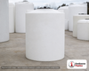 Snyder Industries 200 Gallon ASTM XLPE Heavy Duty Vertical Storage Tank. Crosslinked Linear Polyethylene; Natural White; 53"