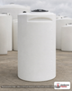 Snyder Industries 150 Gallon ASTM XLPE Heavy Duty Vertical Storage Tank. Crosslinked Linear Polyethylene; Natural White; dimensions 59.0in H x 30.0in W x 30.0in L; 55.0 lb empty; 1.9 specific gravity rating; fittings: 1 Manway / Lid; max temp 140 deg  F / 60 deg  C; 3 Year Warranty. Manufacturer part number 1012800n42. Sold by OneSource Plastics (https://www.onesourceplastics.com).