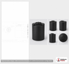 Dimensional spec drawing for Snyder 150 Gallon Vertical Storage Tank (30" L x 30" W x 59" H)