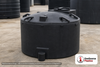 Snyder Industries 550 Gallon ASTM XLPE Black Heavy Duty Vertical Storage Tank. Crosslinked Linear Polyethylene; Black; 47" H