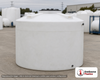 Snyder Industries 330 Gallon ASTM XLPE Heavy Duty Vertical Storage Tank. Crosslinked Linear Polyethylene; Natural White; 50"