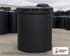 Snyder Industries 500 Gallon ASTM Black Heavy Duty Vertical Storage Tank. High Density Linear Polyethylene; Black; 77" H x