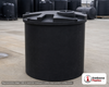 Snyder Industries 440 Gallon ASTM Black Heavy Duty Vertical Storage Tank. Polyethylene; Black; 69" H x 53" W x 53" L