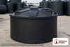 Snyder Industries 1000 Gallon ASTM XLPE Black Heavy Duty Vertical Storage Tank. Crosslinked Linear Polyethylene; Black; 69"